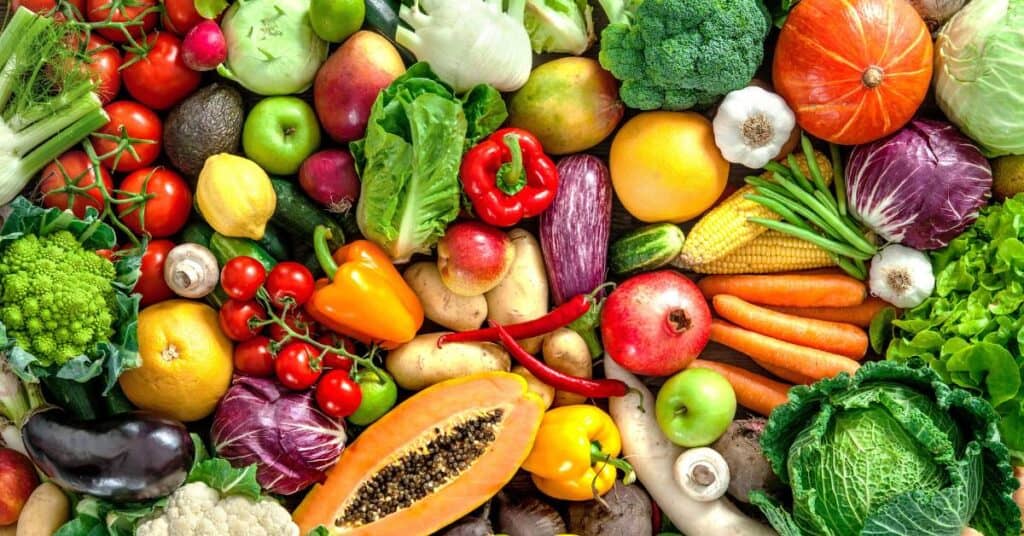 dieta oczyszczająca warzywa i owoce