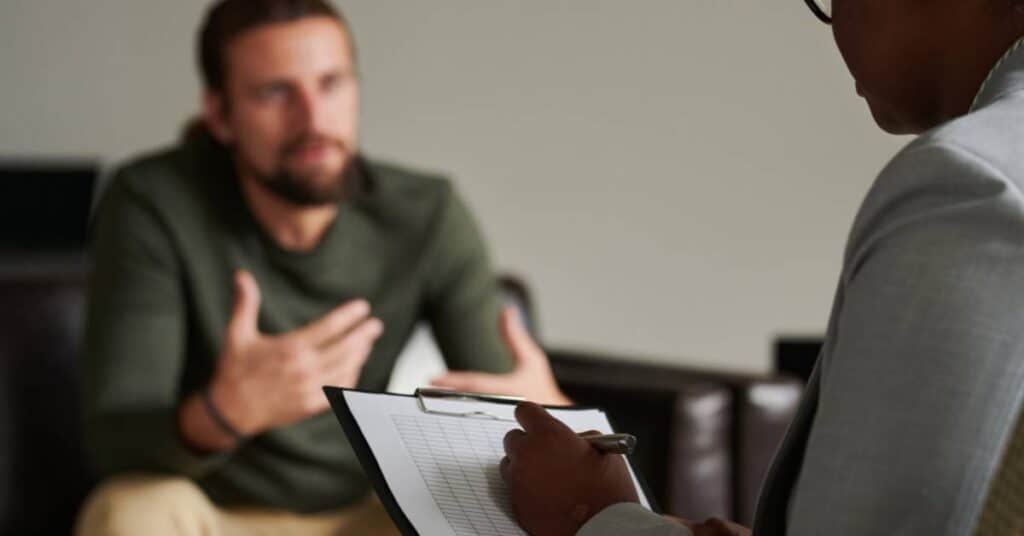 psychoterapia rozmowa w gabinecie