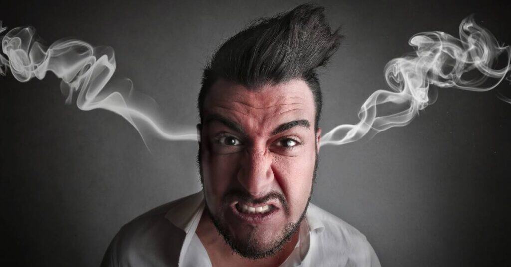 zalety psychoterapii złość dym z uszu