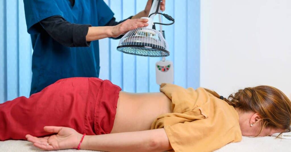 podczerwień jako element rehabilitacji lampa